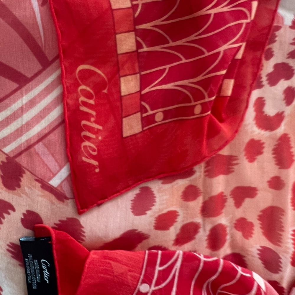 Cartier panther in the jungle scarf - Picture 6 of 8